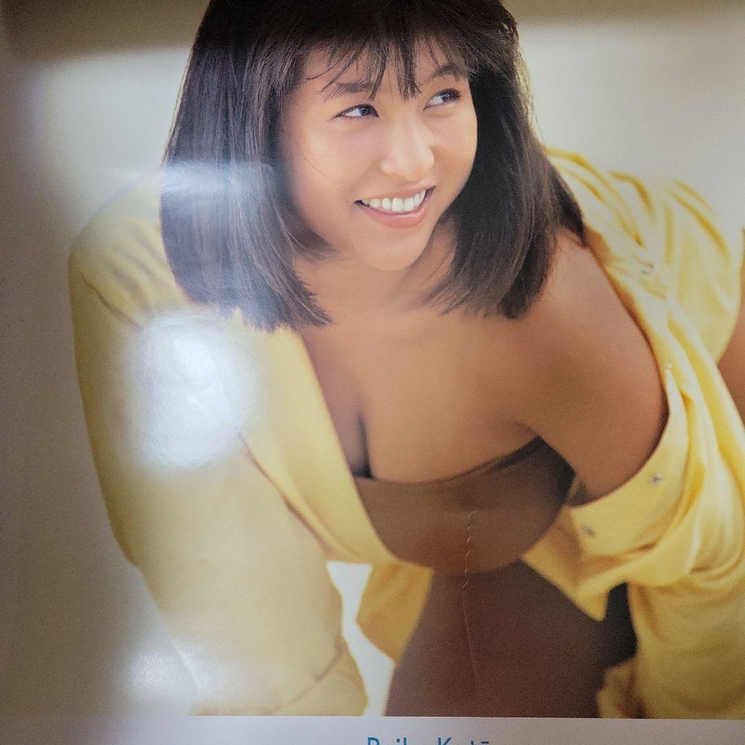 かとうれいこ　1992年カレンダー　水着ビキニ