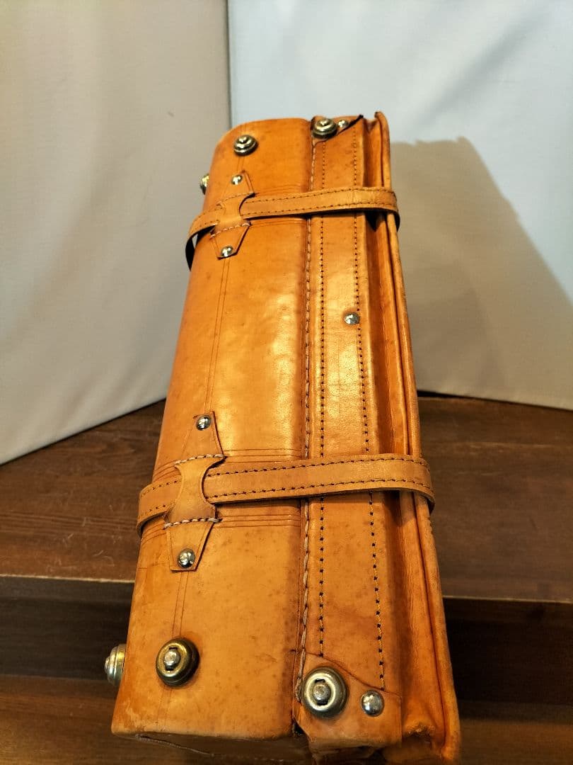 本革 レザー トランクケース 旅行カバン amie