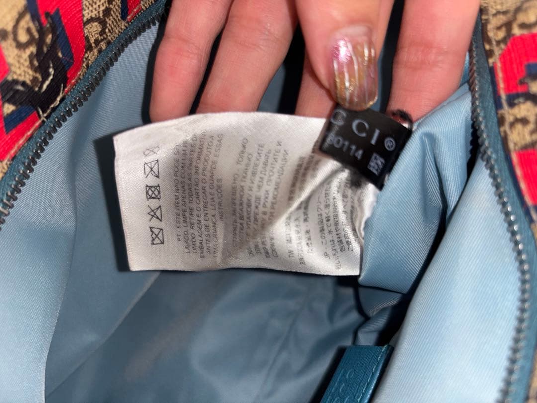 GUCCI ショルダーバッグ チルドレンズ GGプリント ウルフ オオカミ 犬