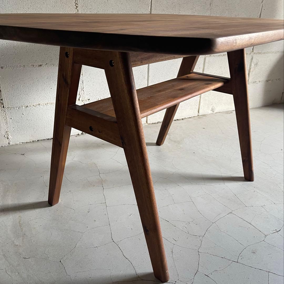 美品　unico ウニコ　SWELLA ダイニングテーブル　棚　リビングテーブル