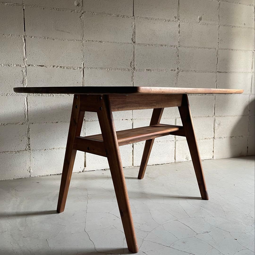 美品　unico ウニコ　SWELLA ダイニングテーブル　棚　リビングテーブル