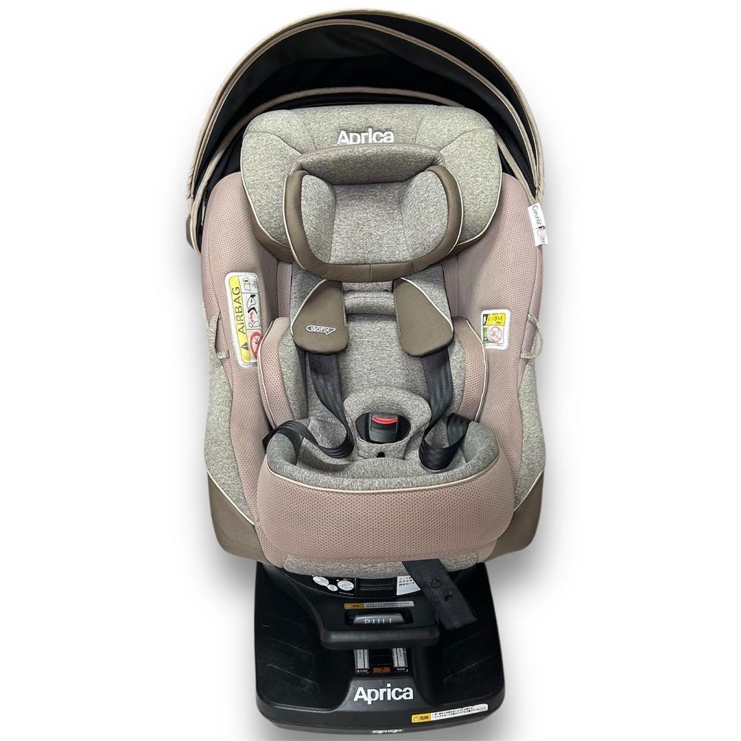 Aprica クルリラ プラス 360° セーフティー isofix ブラウン