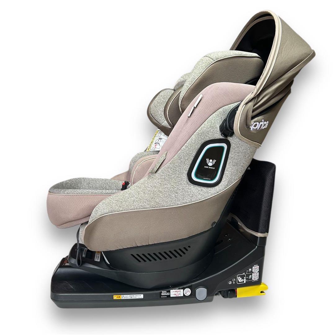 Aprica クルリラ プラス 360° セーフティー isofix ブラウン