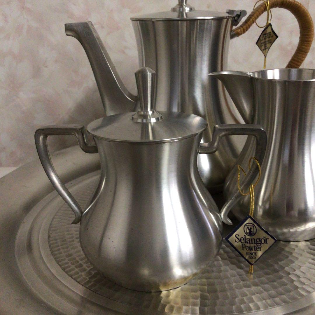 セランゴールピューター 97％ 飲茶セット アンティーク！ - メルカリ