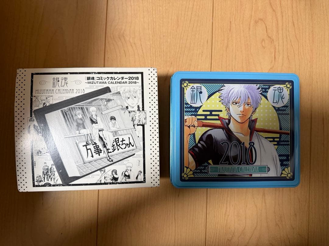 レア！銀魂 コミックカレンダー2018缶入り日めくり～水魂カレンダー～