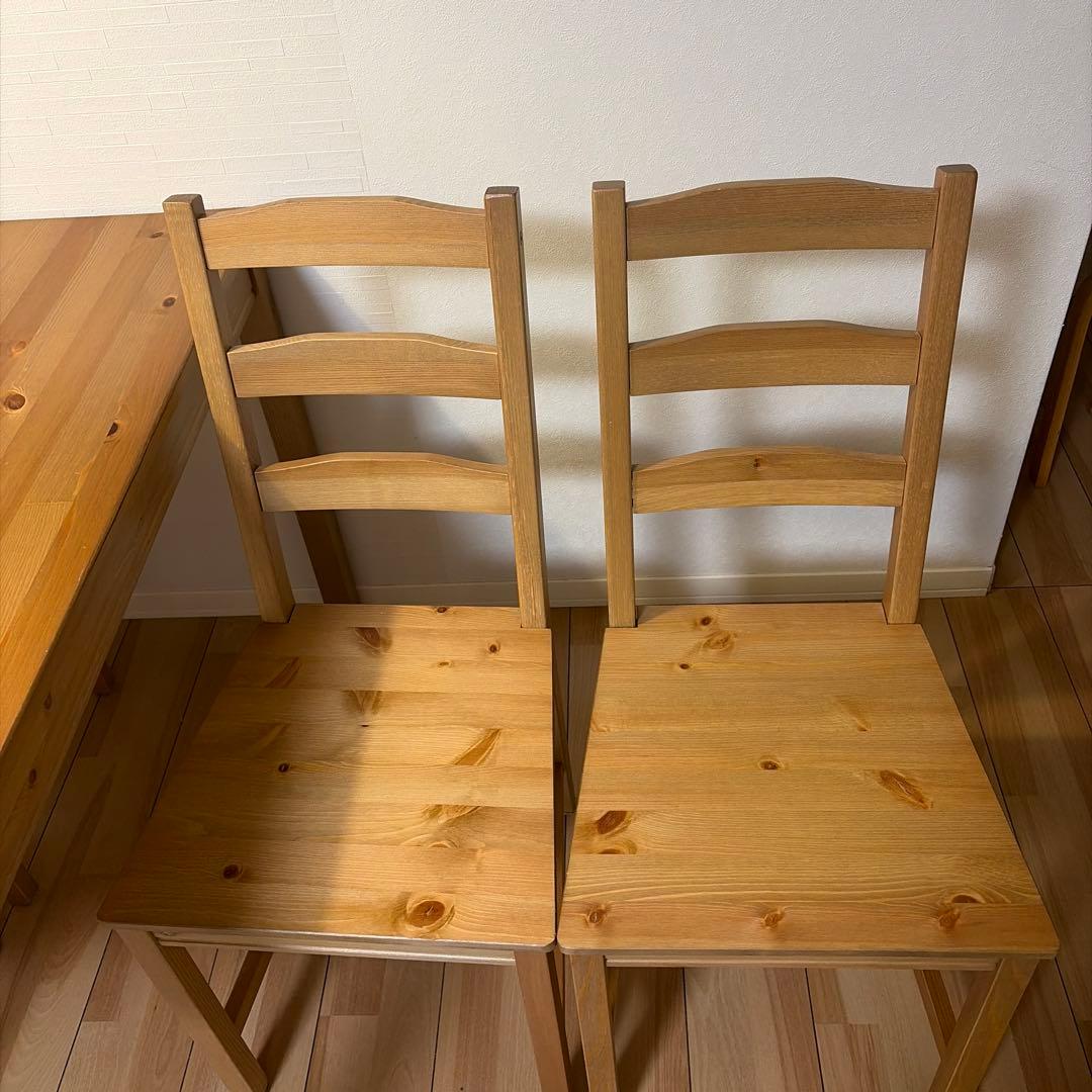 【引取限定】　ダイニングテーブルセット　IKEA JOKKMOKK　ヨックモック