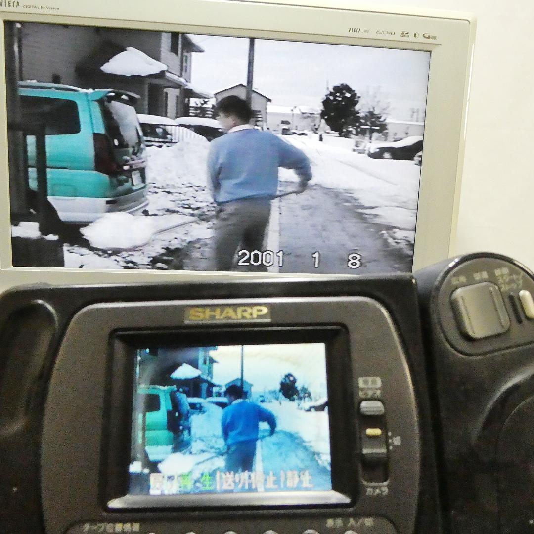 動作良好　Video8　シャープ　VL- EL310　8ミリビデオカメラDVD化