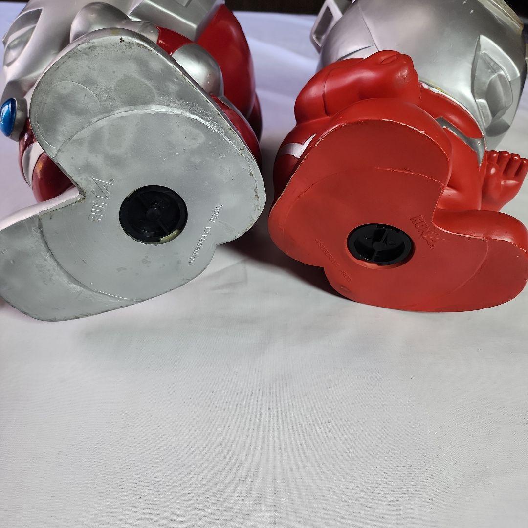 ウルトラマン　セブン　フィギュア 2体セット 特大　RUNA　ソフビ　レトロ