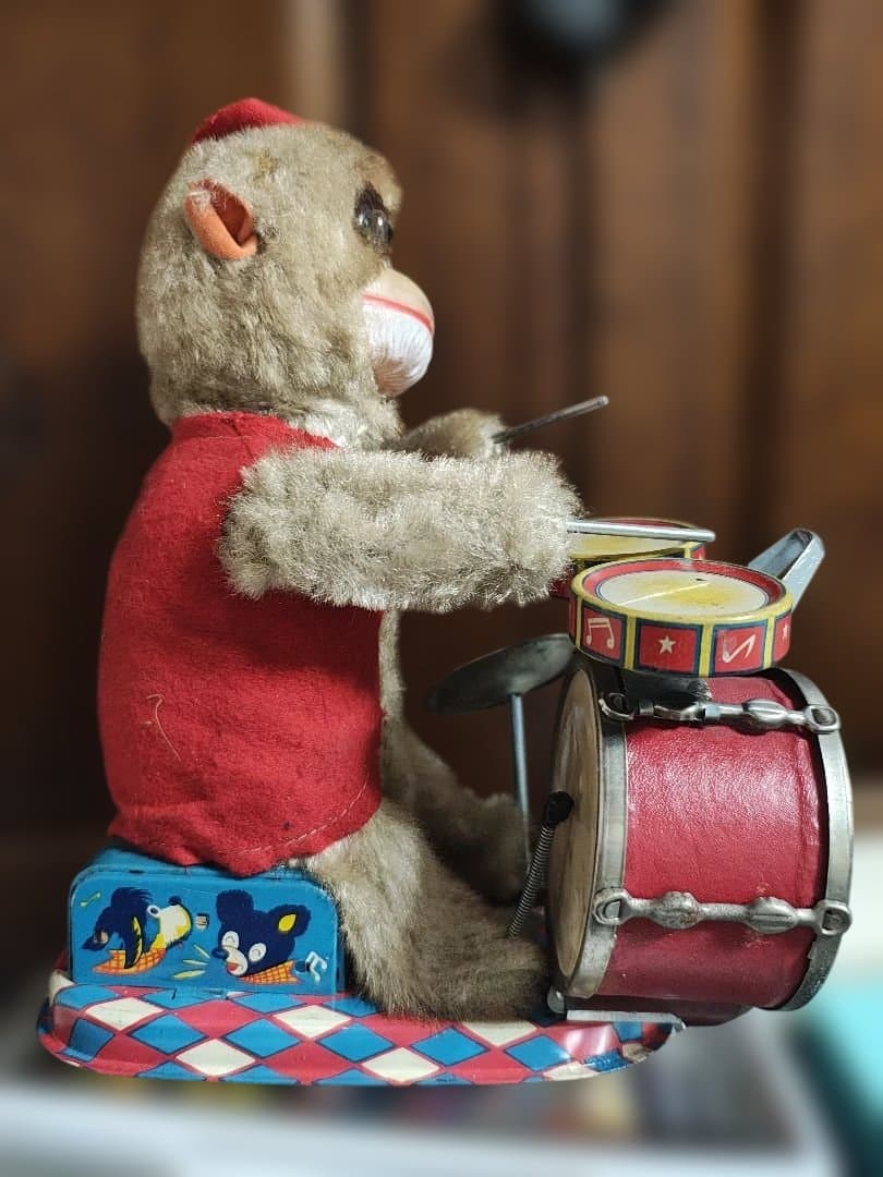 アルプス製のヴィンテージ玩具THE JOLLY DRUMMER CHIMPY