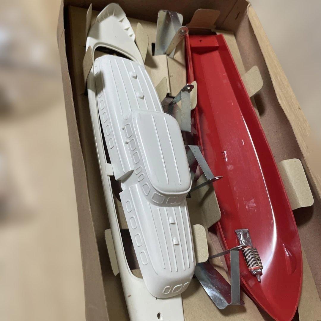 日立造船 水中翼船 PT-20 昭和 電動船 原箱 現状品. Ln517