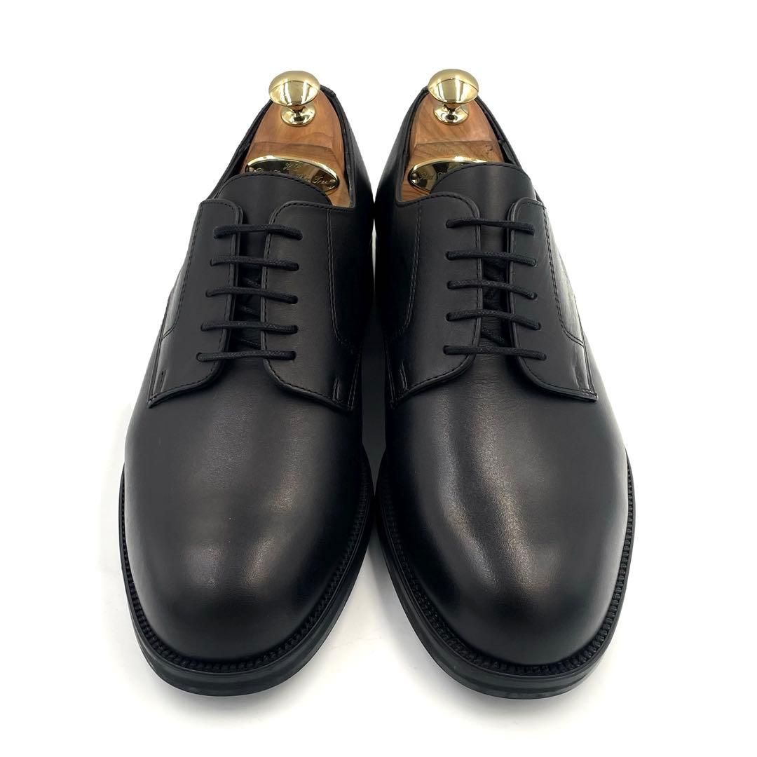 《未使用品》KLEMAN クレマン プレーン ポストマン シューズ レザー 黒系