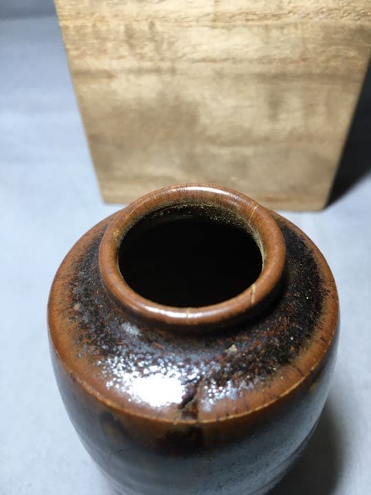 【茶道具】瀬戸肩衝茶入 茶入138