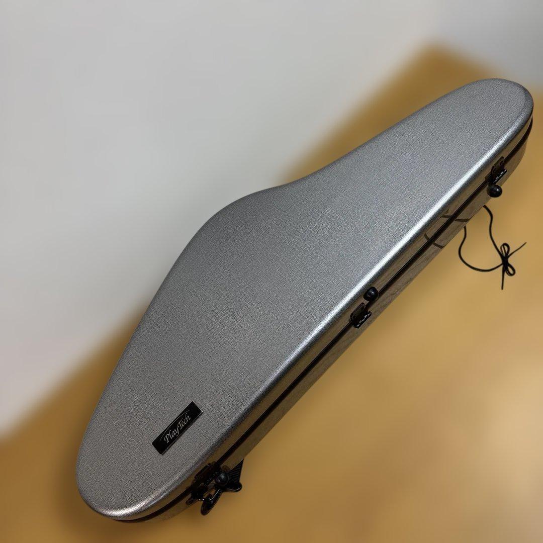 美品　PlayTech バイオリンケース 4/4サイズ　湿度計付