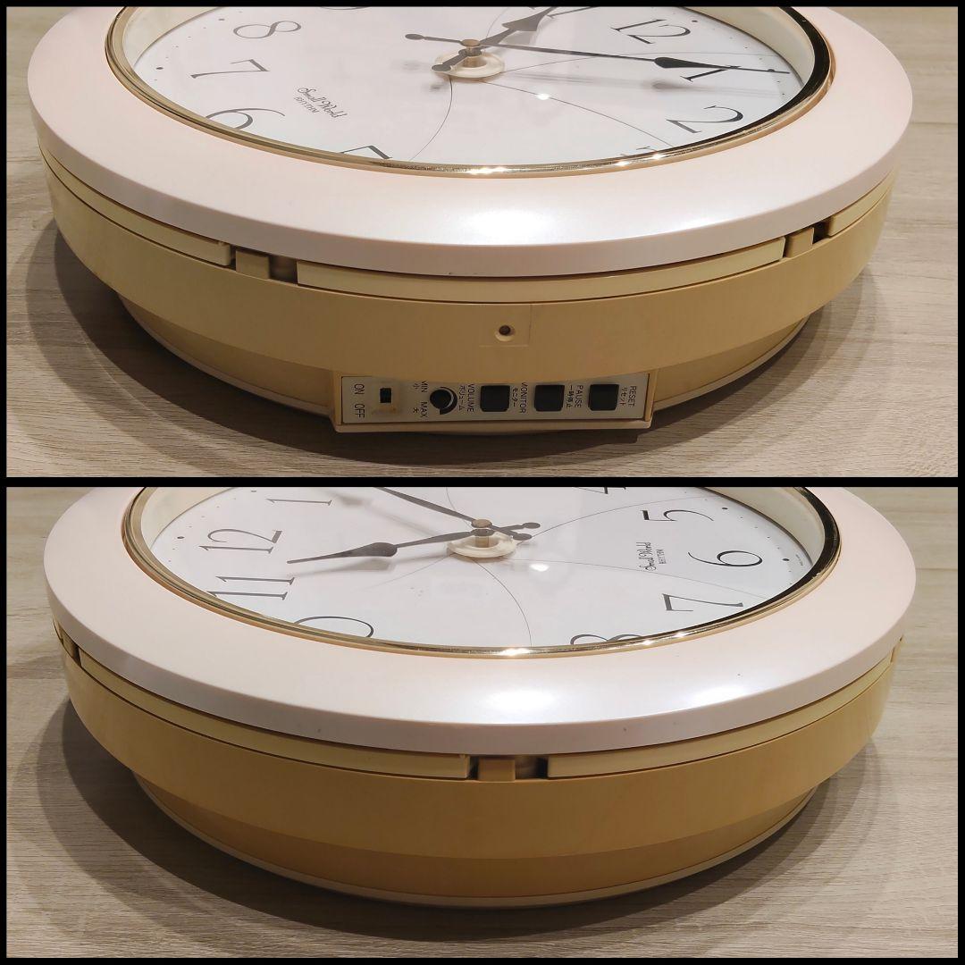 リズム時計 スモールワールド エクロール 【ジャンク品】 からくり時計 掛け時計