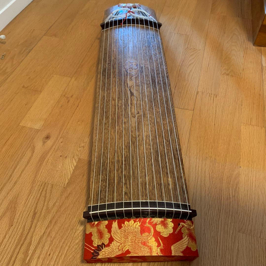 琴 / 和楽器 】 弦楽器 伝統琴 レトロ 13弦 お琴 短琴 13弦 くり