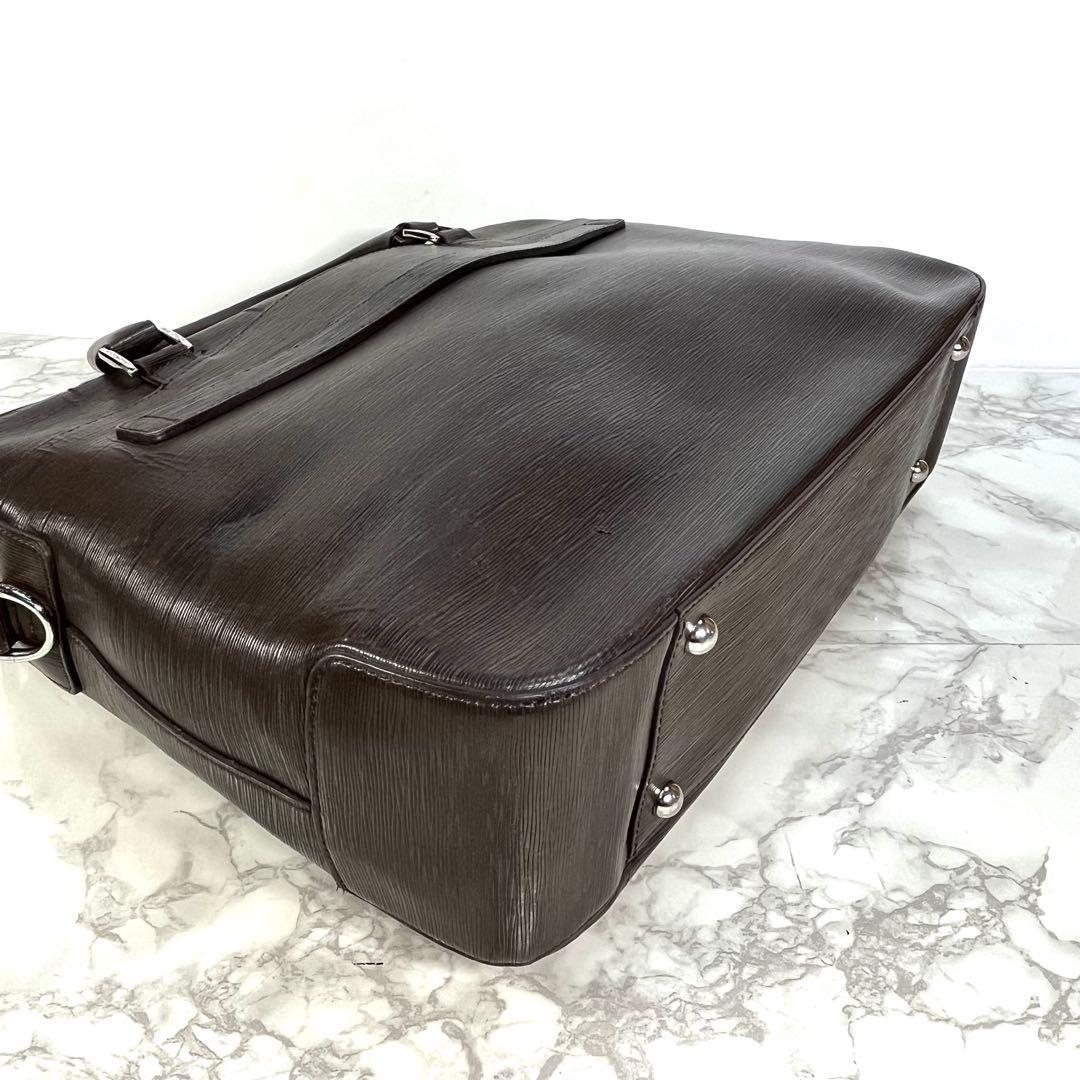 ペッレモルビダ ビジネスバッグ 2way 濃茶 キャピターノレザー 斜めがけ