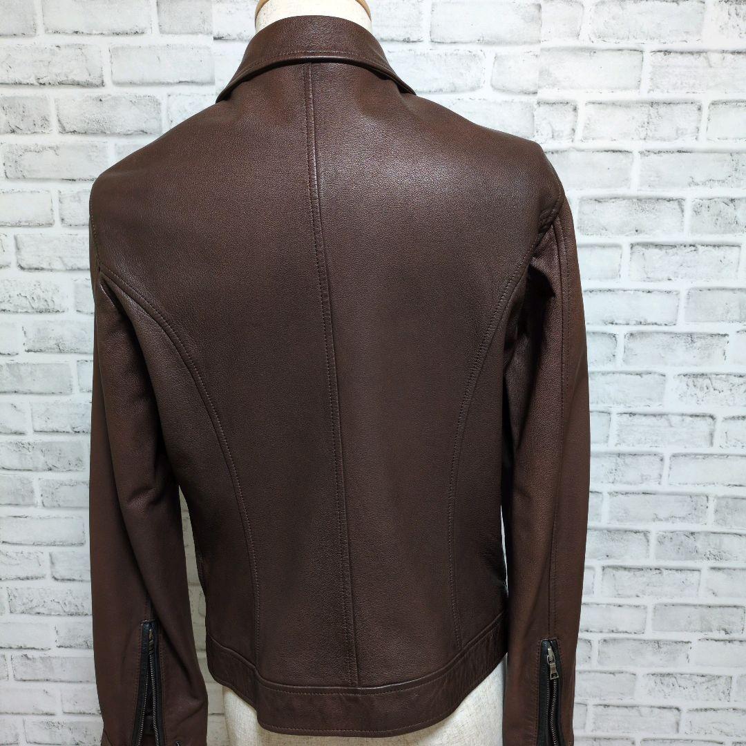 Paul Smith レザーライダースジャケット M ボルドーレッド 超希少色