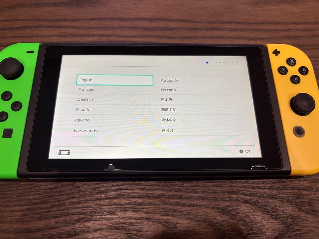 初期版Nintendo Switch