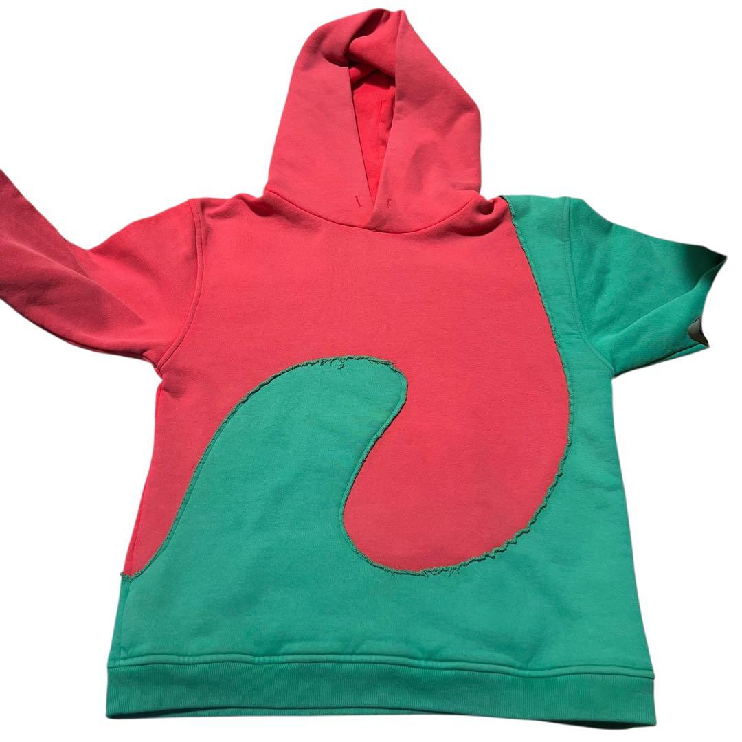 ERL パーカー レッド グリーン RED GREEN