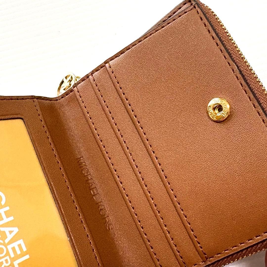 ⭐︎ 【新品、未使用品】かわいい♡マイケルコース 2つ折り財布　ブラウン