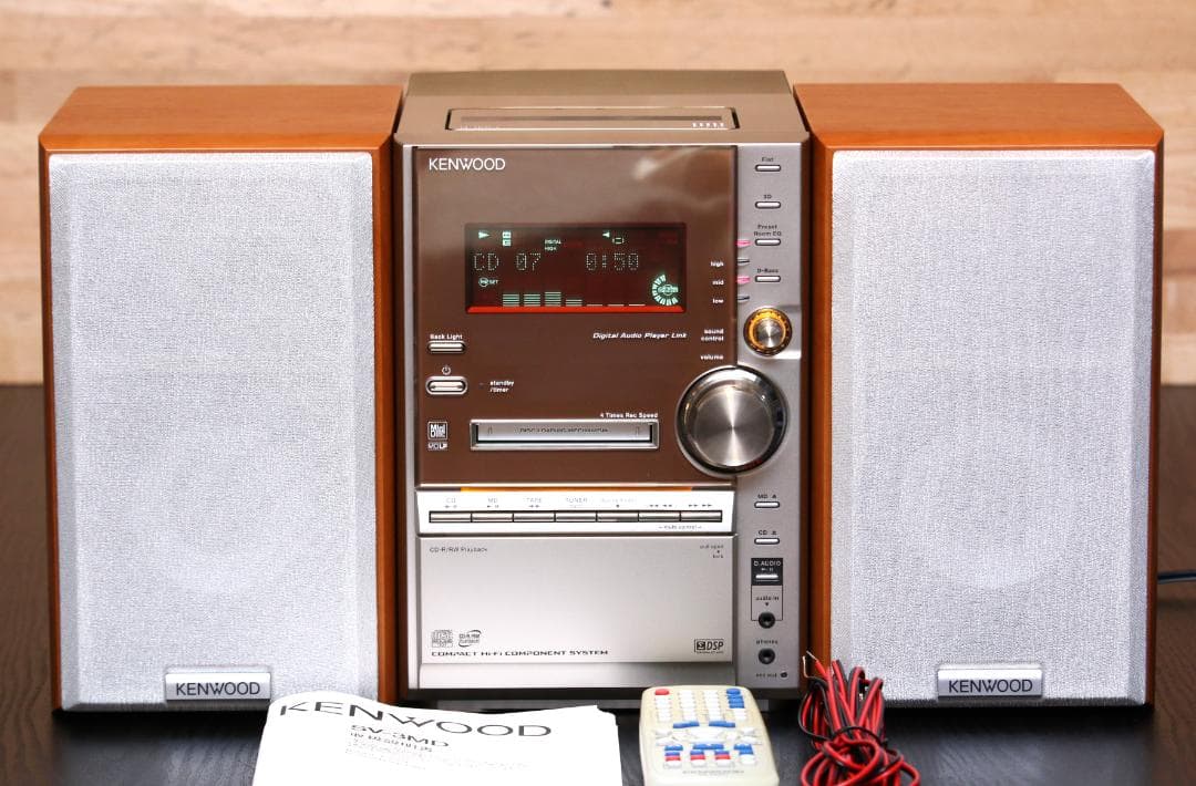 KENWOOD SV3MD CD/MD/TUNER/TAPE ミニコンポ 極美品