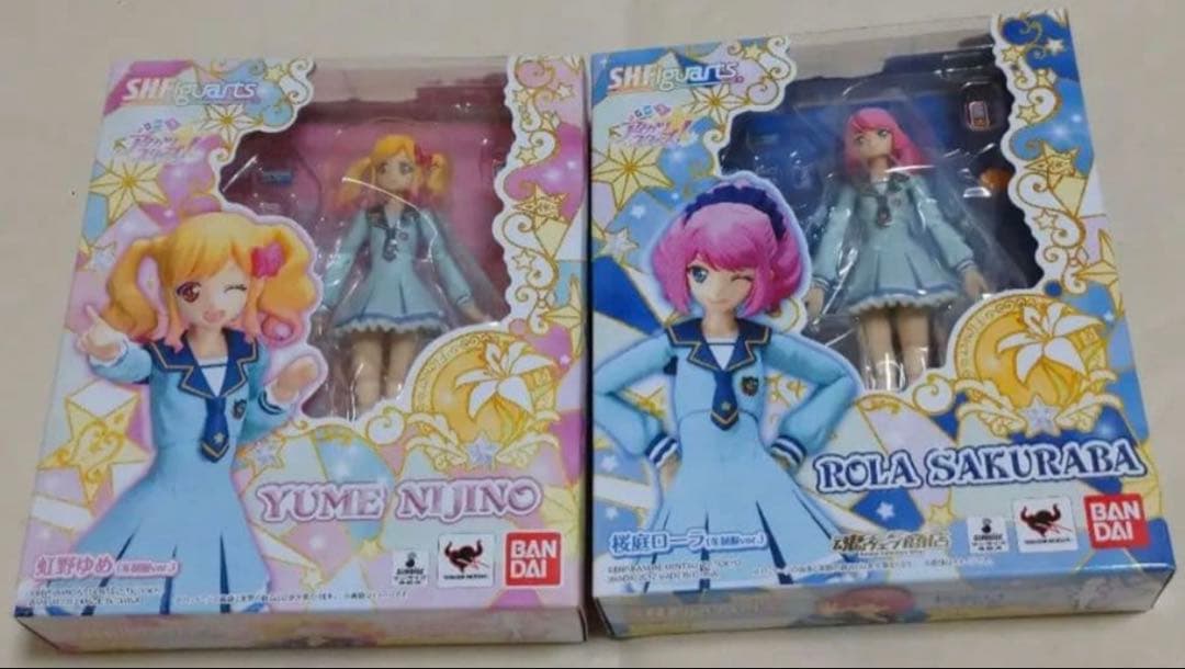 アイカツスターズ! フィギュア 虹野ゆめ 桜庭ローラ アイカツスターズ！ 虹野ゆめ 桜庭ローラ ブロマイド ゆめロラ アイ
