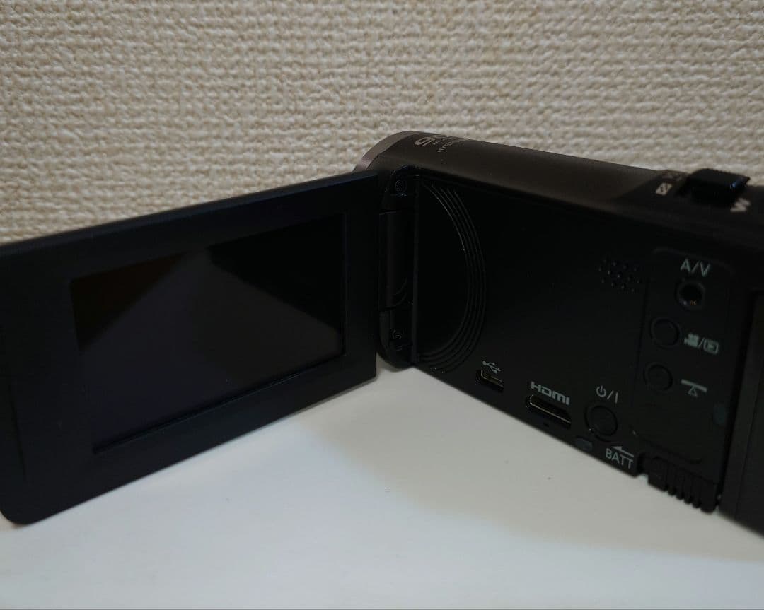 [美品]PanasonicHC-V480MSビデオカメラ+SDカード+三脚セット