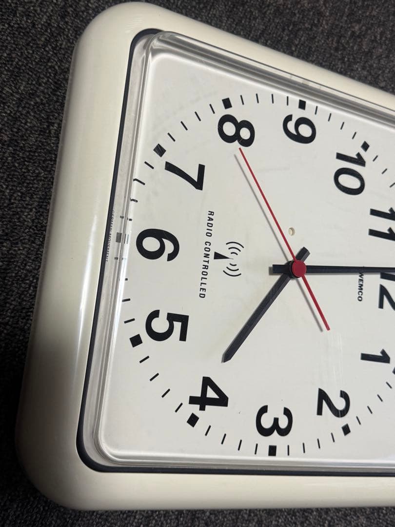 【美品】TWEMCO RC-12 時計 パタパタ 電波 壁掛け トゥエンコ