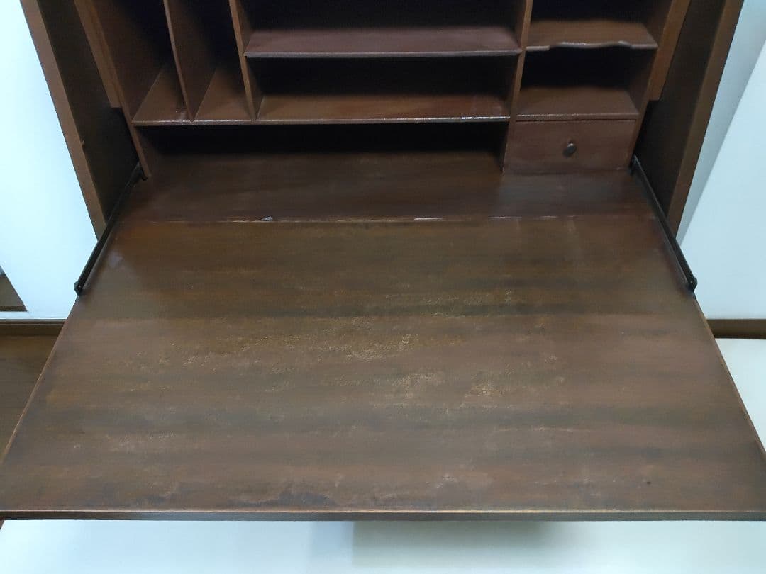 希少 神戸洋家具 メープル不二屋 ライティングビューロー マホガニー