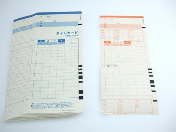 ★清掃済美品 AMANO タイムレコーダー MX-100+ カードB新品20枚