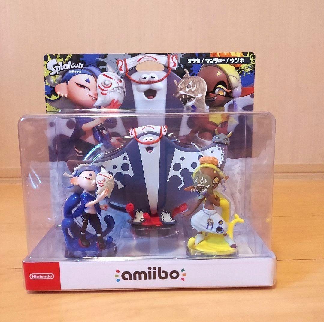 【未開封】スプラトゥーン3 amiiboのセット トリプルセット すりみ連合