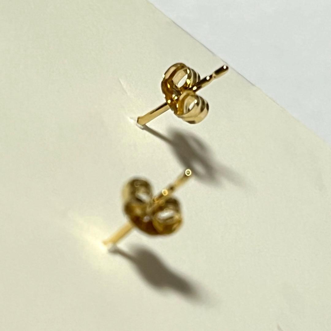 ete エテ K18YG クレール トライアングルカット ピアス ゴールドピアス