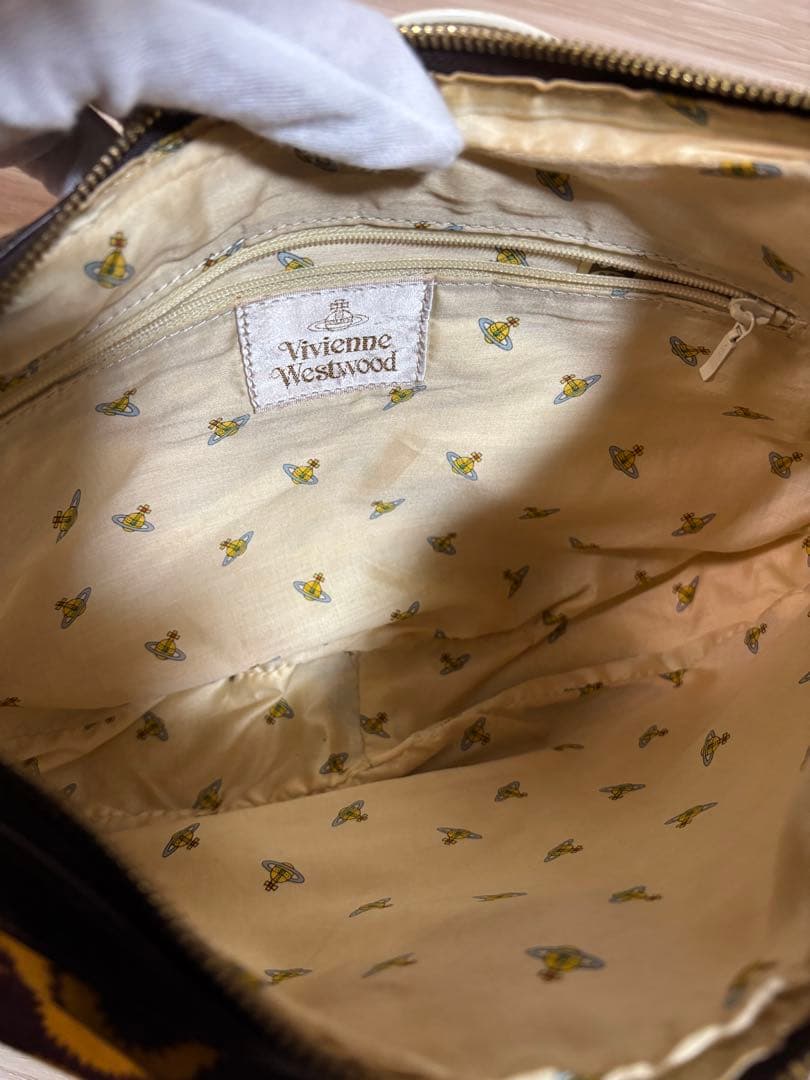 ヴィヴィアンウエストウッド　ヴィンテージスクイグル バナナバッグ　ワンショルダー