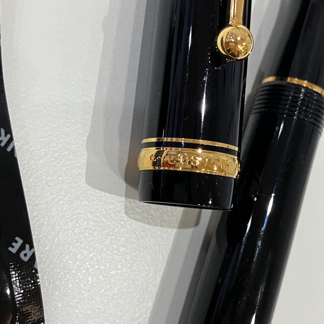 PILOT 万年筆 カスタム74 ブラック M 中字 ペン先14K 555 - メルカリ