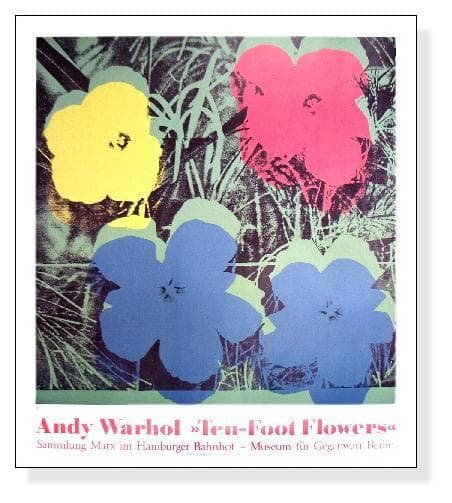 額装済/Flowers 1967/アンディウォーホル/インテリア/アートポスターの