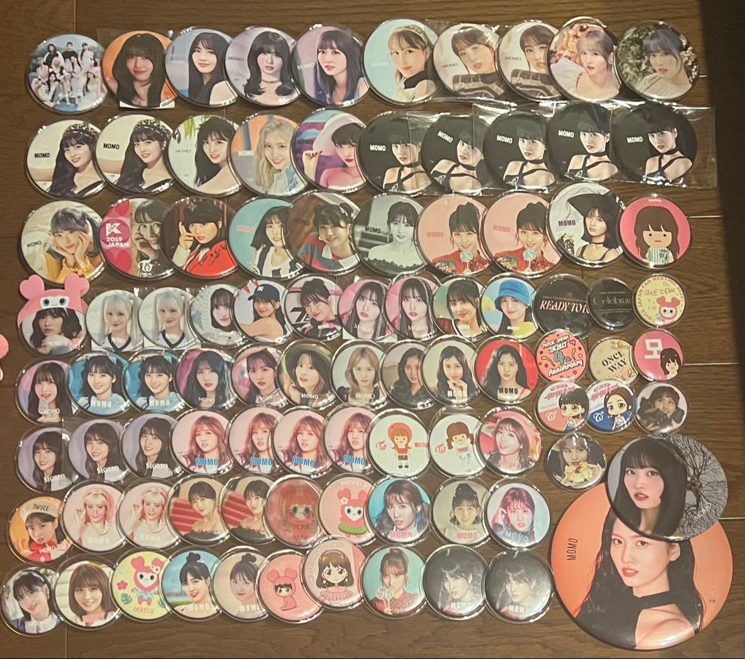 TWICE モモ 缶バッジ まとめ売り TWICE モモ缶バッチ