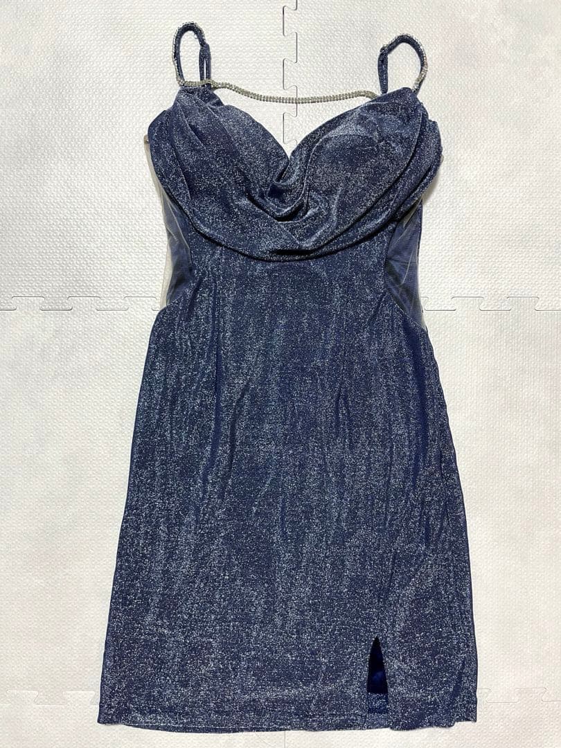 JEWELS ジュエルズ キャバクラ ドレス チェーン ビジュー ラメ