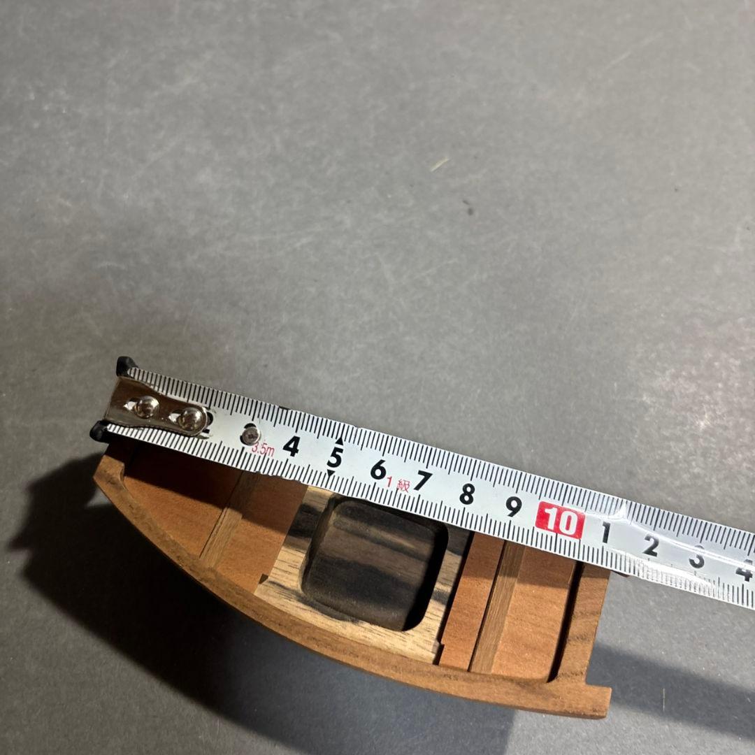 一徳　木地寄　舟　香合　共箱　黒柿等