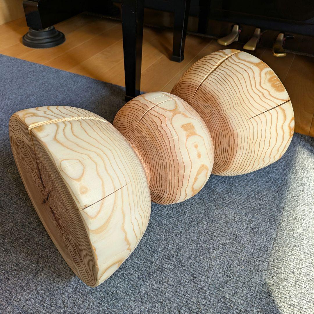 杉　丸太　椅子　スツール　テーブル　高さ約38㎝