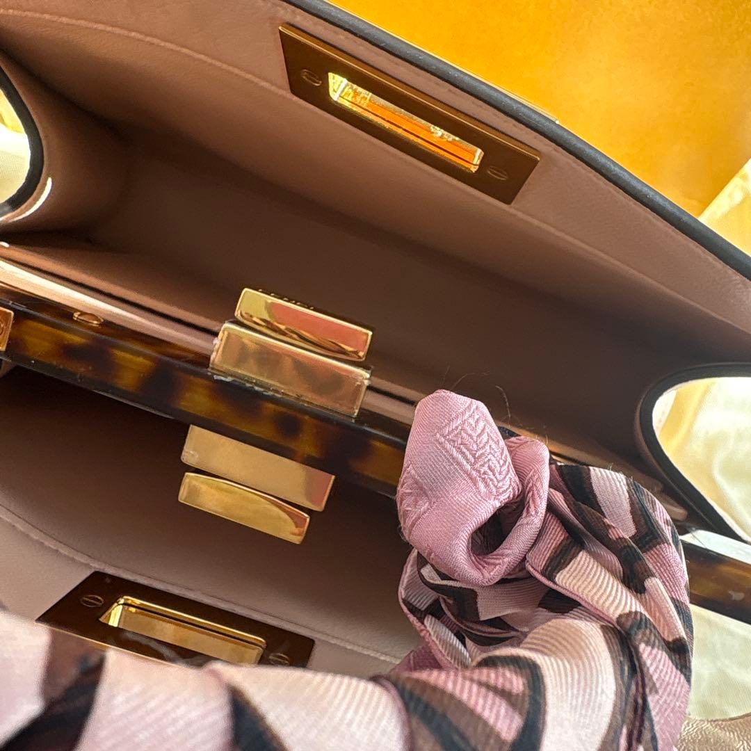 【フェンディ】ピーカブーアイシーユースモールピンクべっ甲