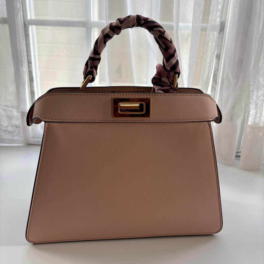 【フェンディ】ピーカブーアイシーユースモールピンクべっ甲