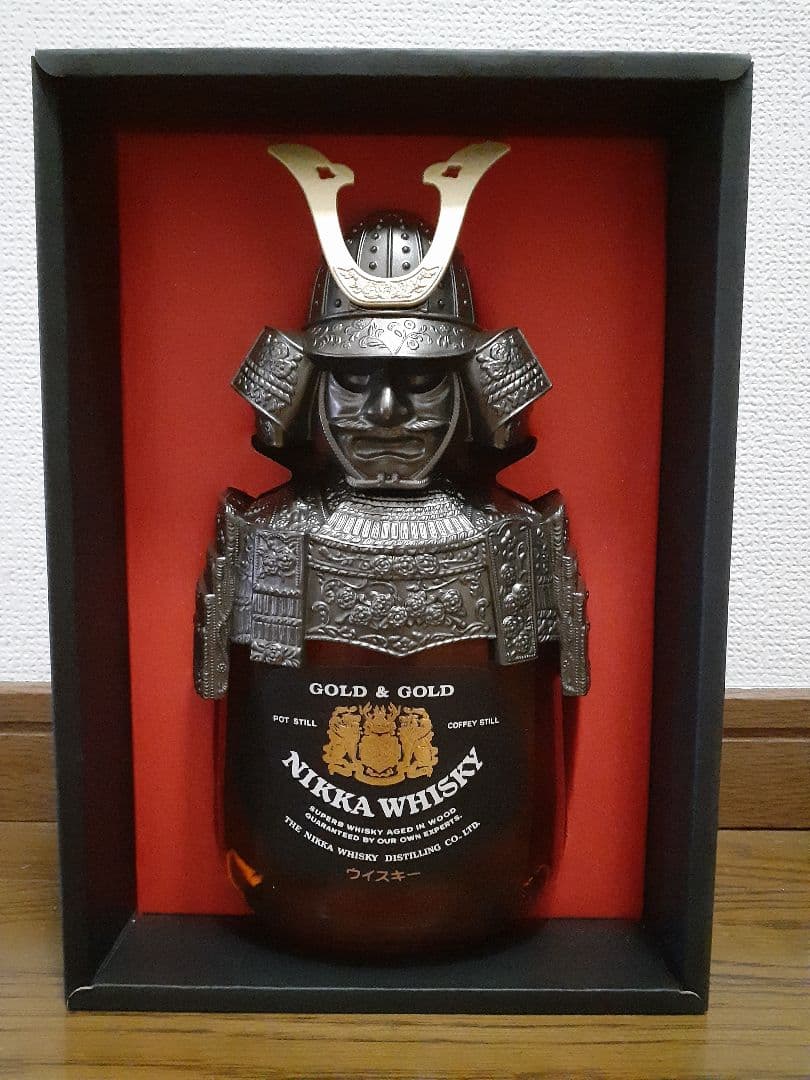 未開封 ニッカ ウィスキー 兜 NIKKA WHISKY GOLD & GOLD 未開封 ニッカ