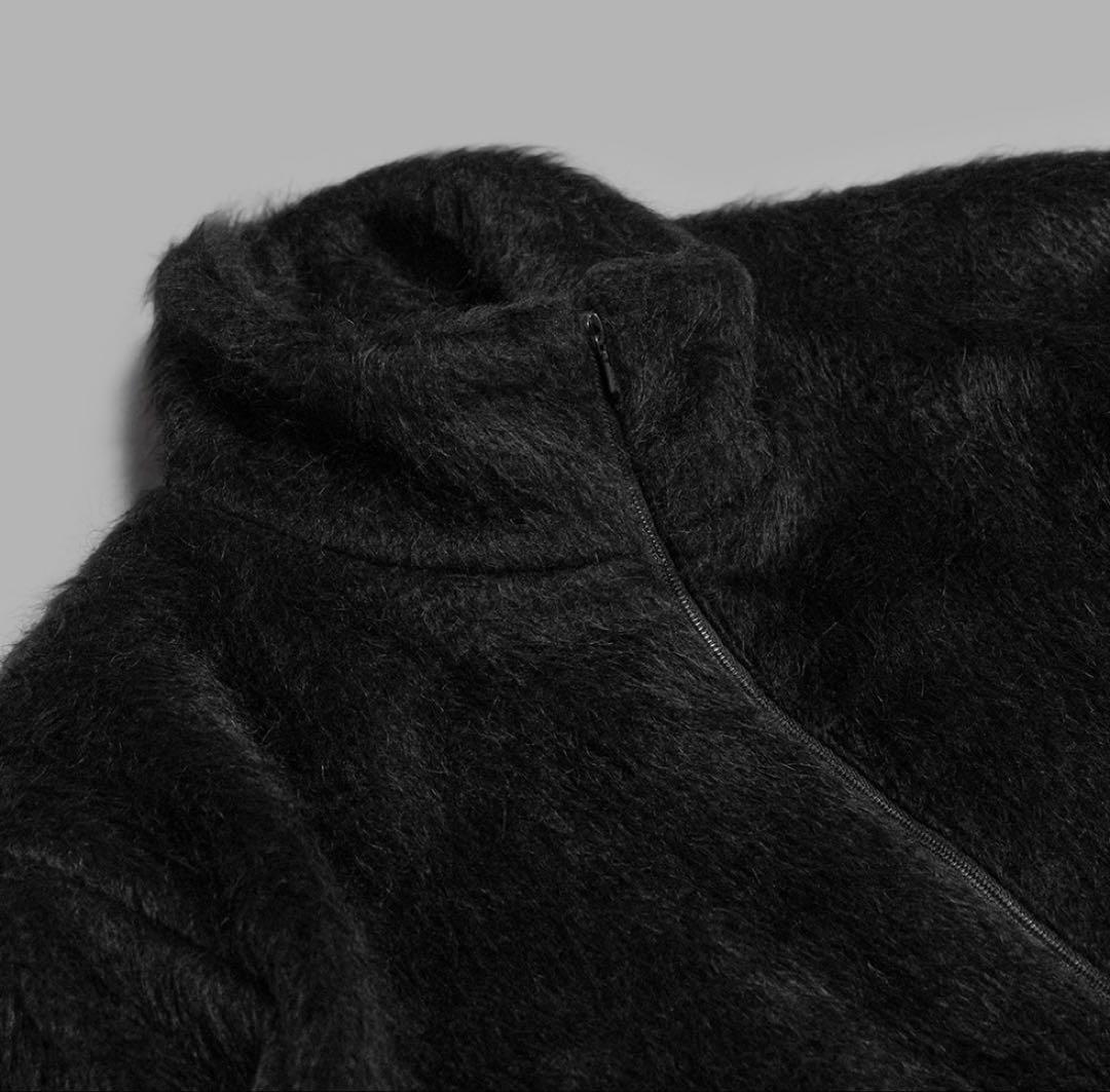 comoli キャメルシャギージャケットBLACK size2