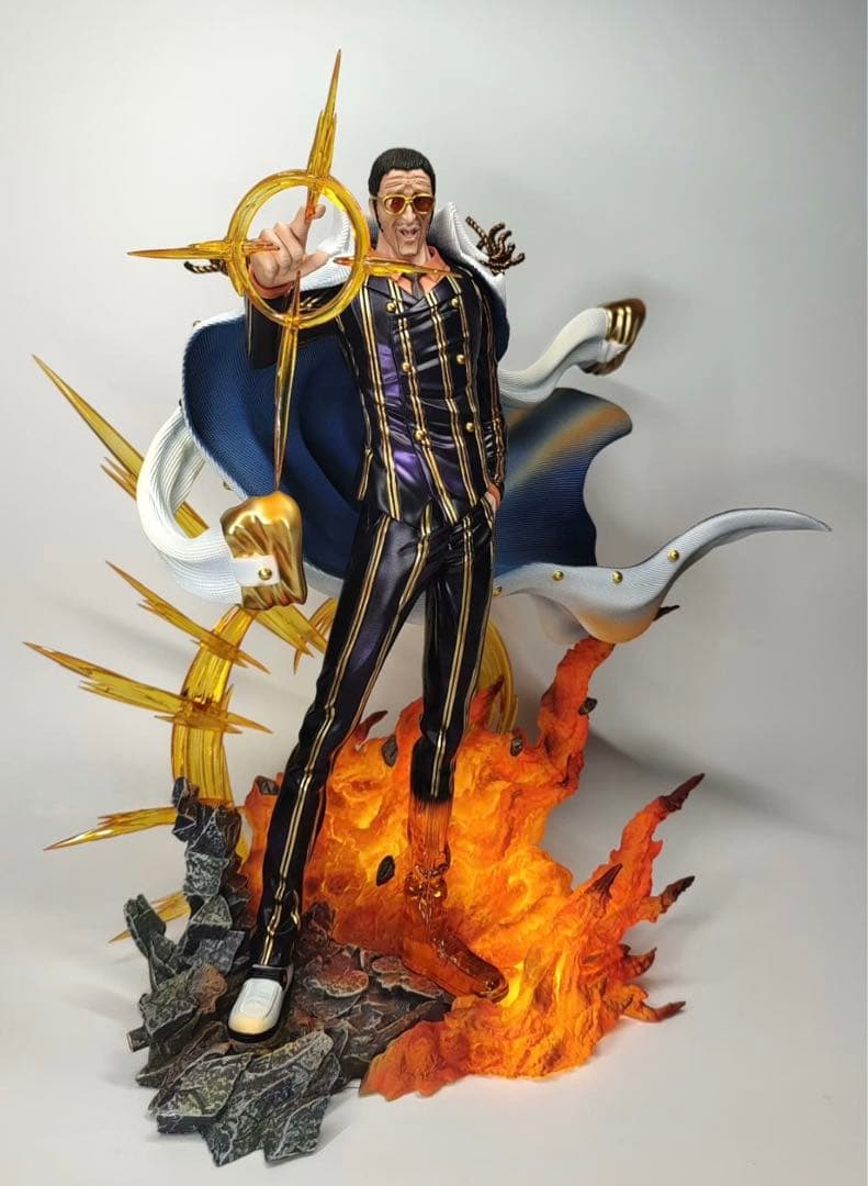 ワンピース POP 海軍 黄猿／ボルサリーノ フィギュア ガレージキット