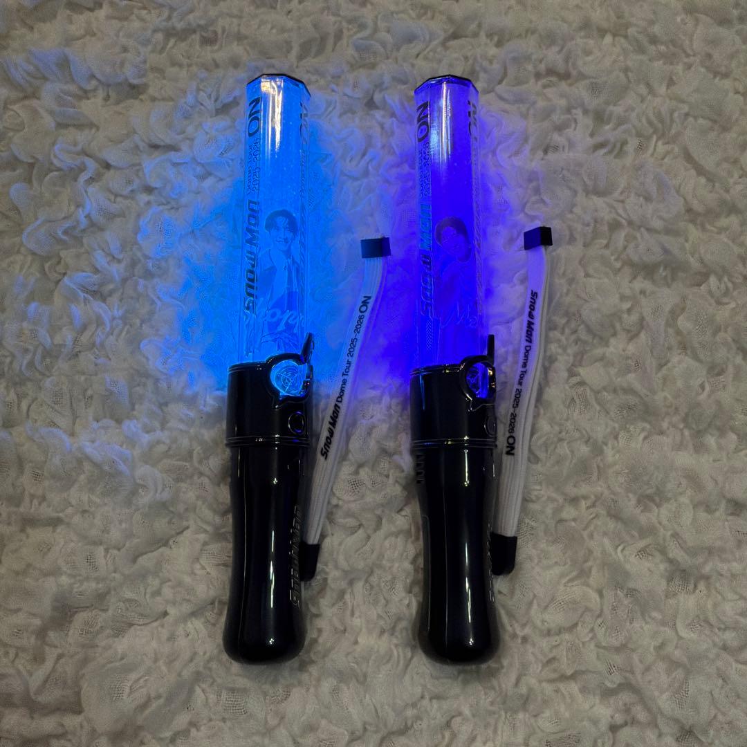 【使用済】 Man 目黒蓮 渡辺翔太 ON うちわ ペンライト セット