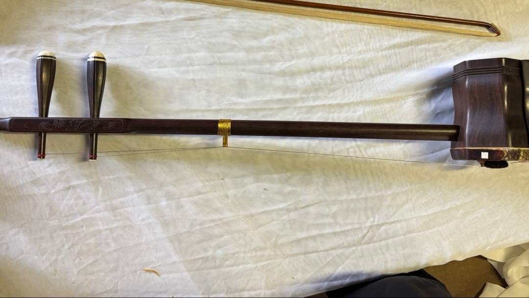 紫檀二胡(王乃政作）プロ用(お買得品)