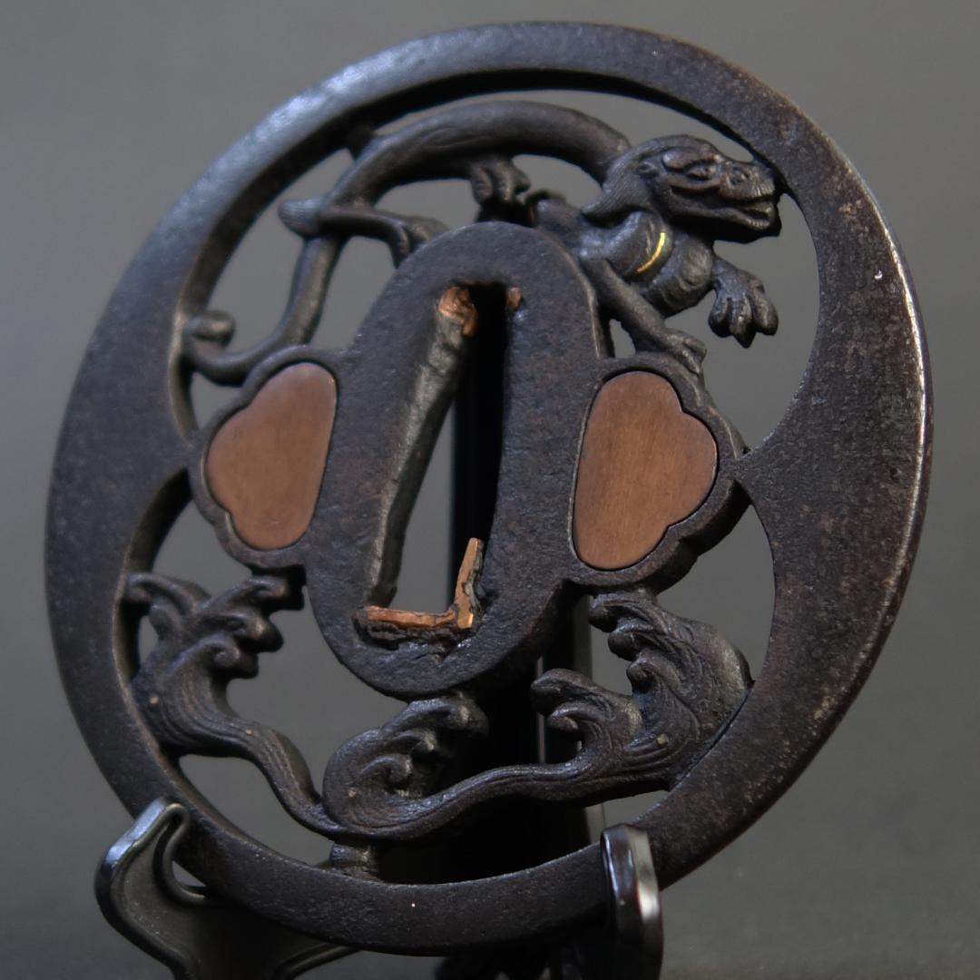 龍彫鐔 刀道具 骨董