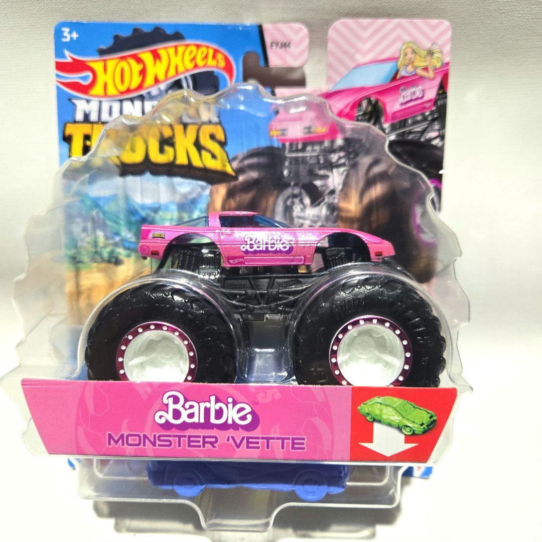 ホットウィール モンスタートラック バービー コルベット トレジャーハント