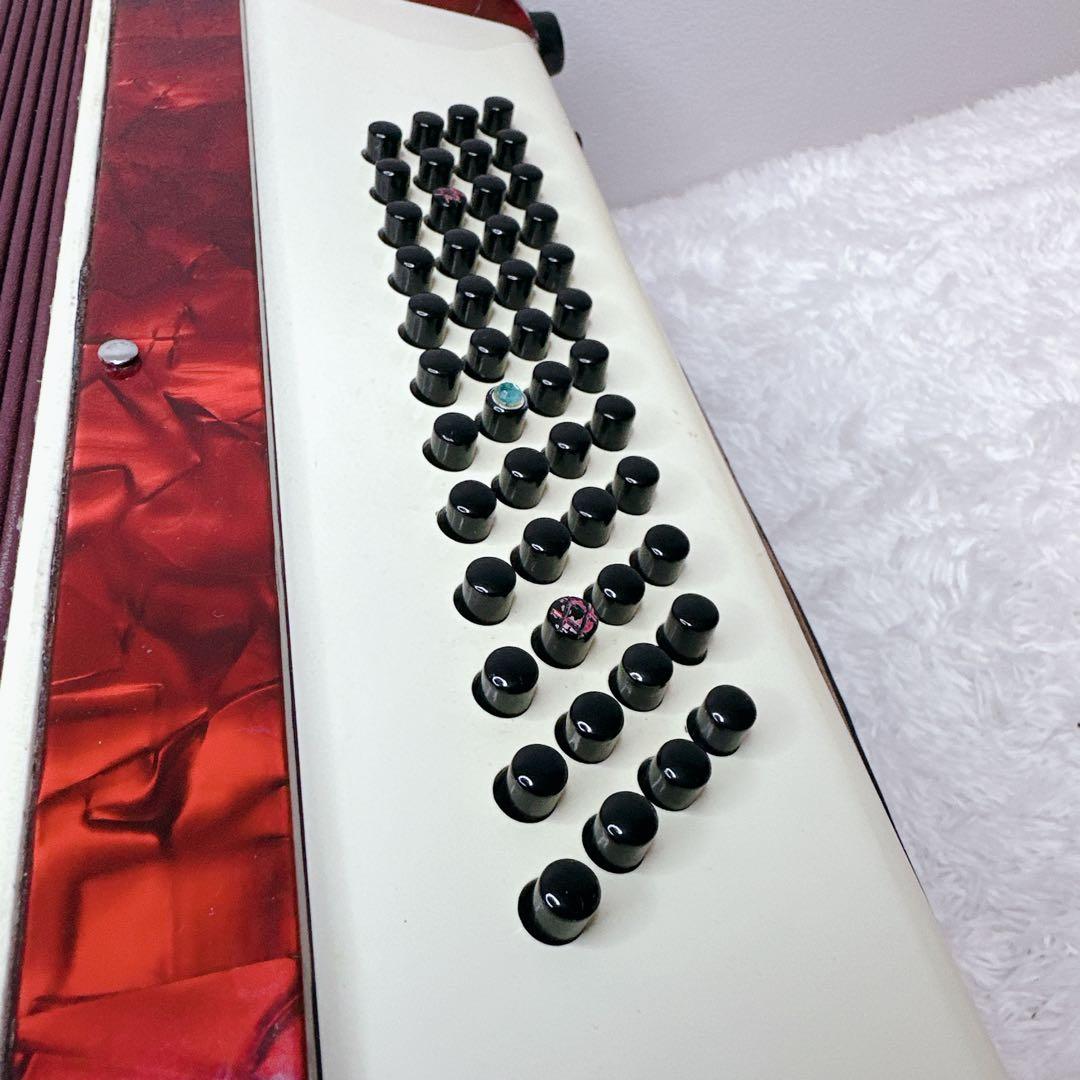 希少 トンボ TOMBO アコーディオン 34鍵盤 MUS 1307 初心者 希少