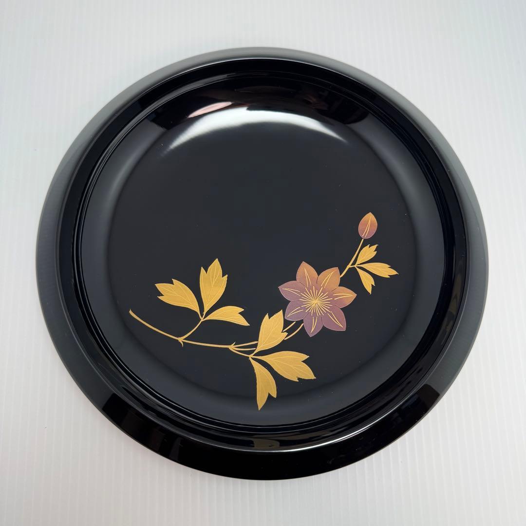 新品 輪島塗 漆皿 菓子皿 中皿 和食器 箸 セット伝統工芸 伝統工芸 輪島漆器